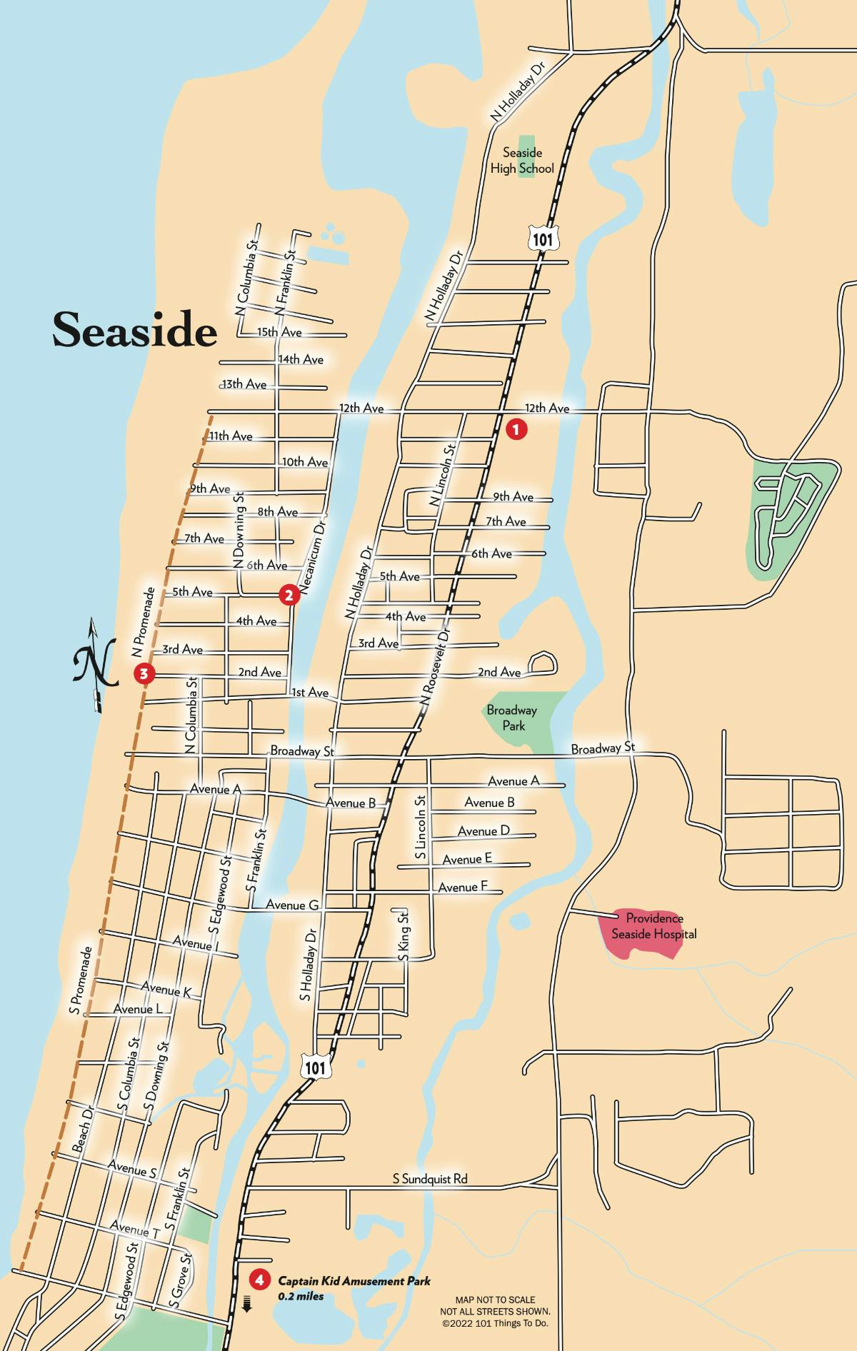 Map of Seaside