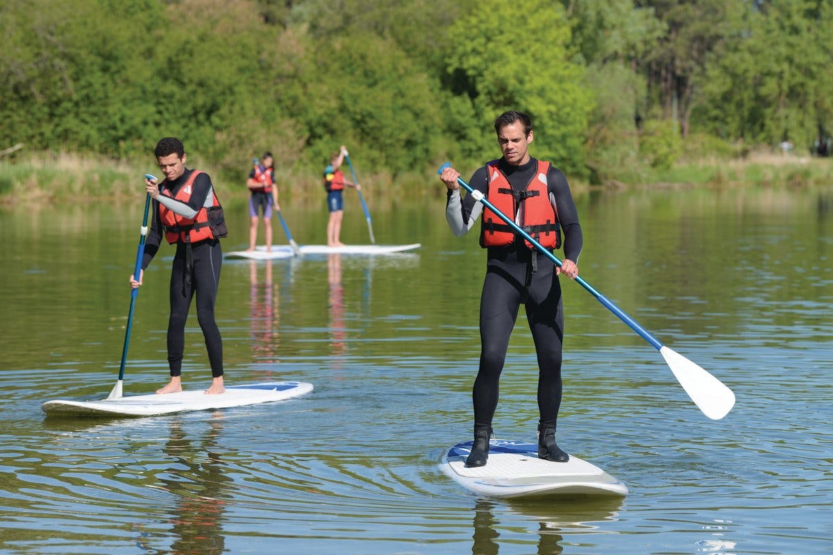 Learn to SUP on the Calm Waters of Manzanita