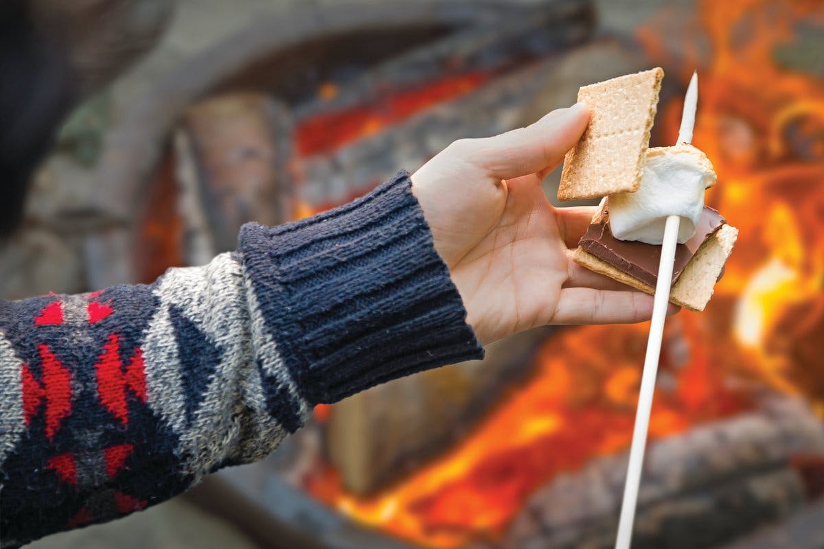Make S’mores on the Beach